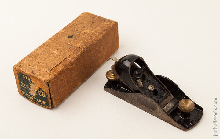 STANLEY No. 9 1/4 Block Plane in its Original Box