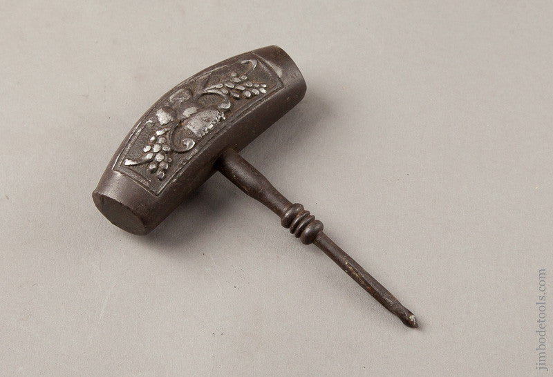 Ornate Iron Handled Barrel Tester