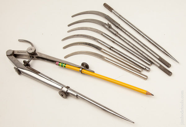 7 1/4 inch KREISE Proportional Dividers in Original Case - 86738 – Jim Bode  Tools