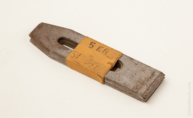  STANLEY No. 1 Plane Iron with BB Logo circa 1935 NOS 