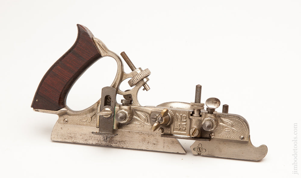 STANLEY NO. 45 Combination Plane in its Original Wooden Box with Green Label Circa 1897-1900 - 62308R