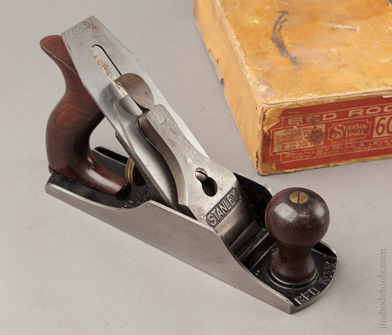 STANLEY No. 604C BEDROCK Smooth Plane with Decal NEAR MINT in Original Box SWEETHEART - 67397