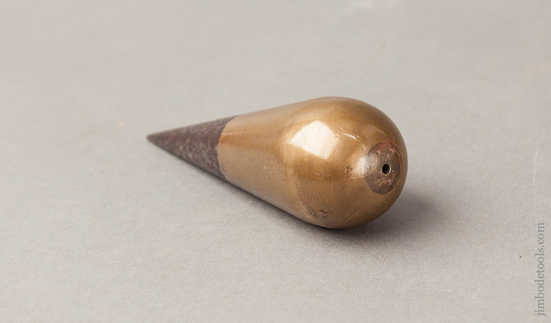 Elegant Five inch Brass Plumb Bob in Original Box - 68052U