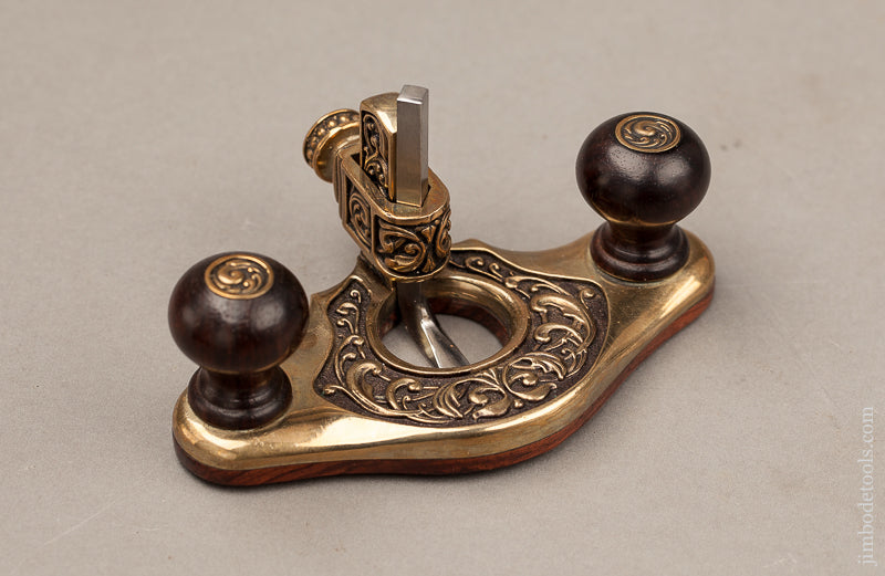 Beautiful Brass and Rosewood Miniature Router Plane by PAUL HAMLER - 68849U