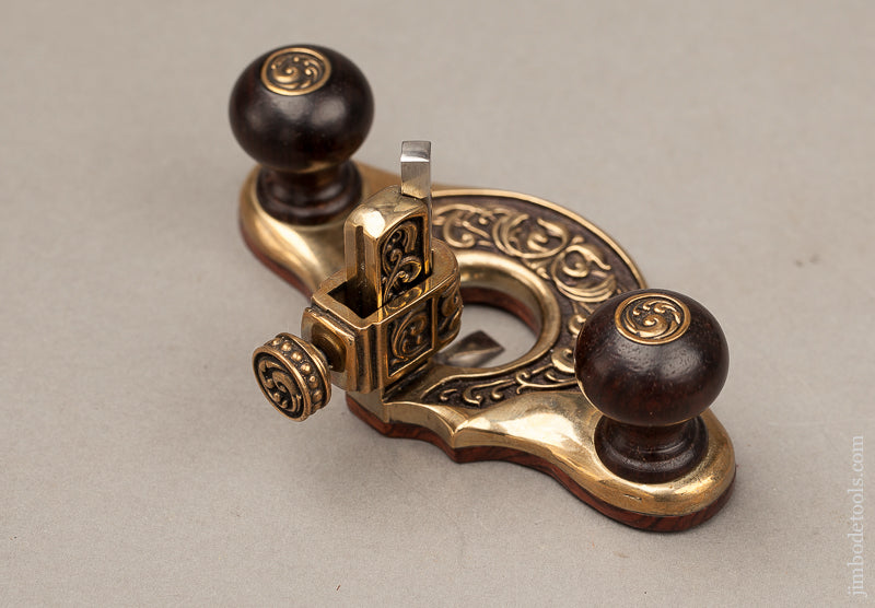 Beautiful Brass and Rosewood Miniature Router Plane by PAUL HAMLER - 68849U