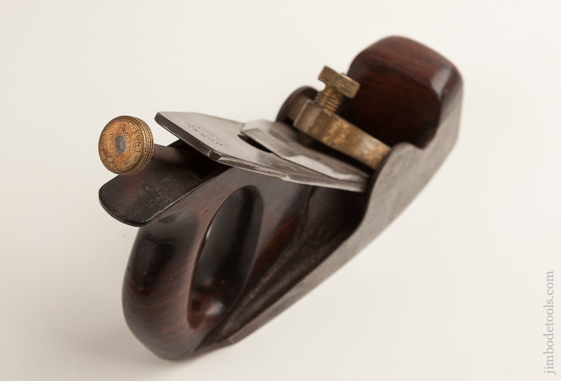 Early and Rare! Rosewood NORRIS A50 Smooth Plane with 1913 Patent Adjuster     75736R - 75736R