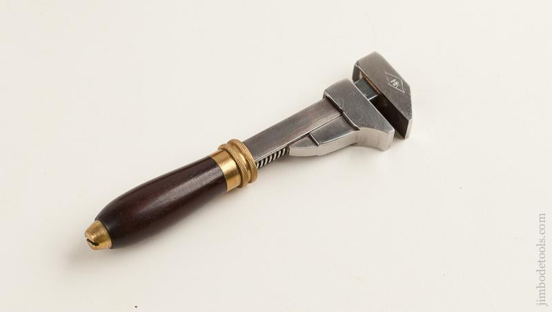 Miniature 4 1/2 inch May 29, 1866 JACKSON Patent Nut Wrench by the Late HILARY KLEIN in Custom Walnut Box - 75925R