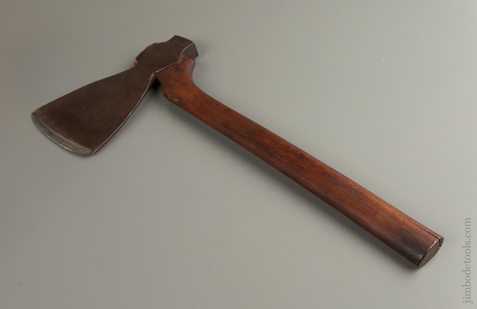 Unusual Double Bevel Axe with Great Original 23 1/2 inch Handle - 76469R