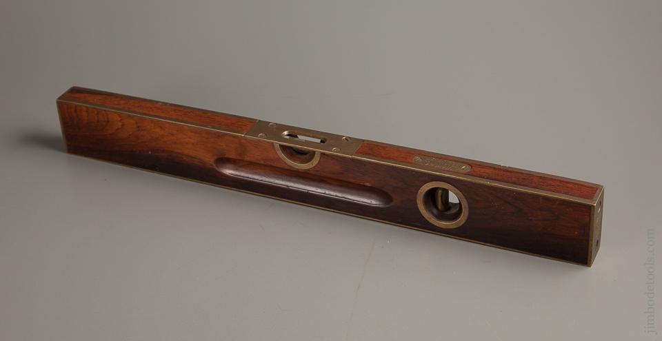 STANLEY No. 98 Brass Bound 18 inch Rosewood Level RARE SIZE! - 76726