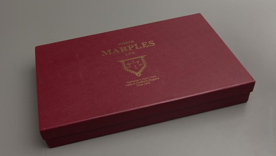 Magnificent! MARPLES Rosewood and Brass Tool Set in Original Box circa 1990 DEAD MINT - 77017