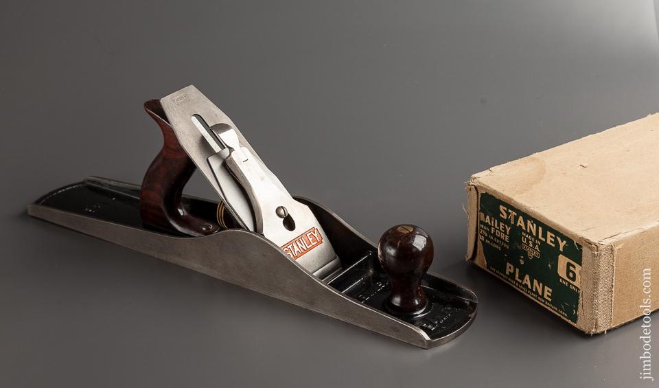 STANLEY No. 6 Fore Plane in Original Box Type 16 Circa 1933-41 - 77873R