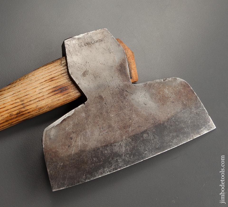 Fabulous! Miniature Salesman's Sample Offset Broad Axe by POWELL CLEVELAND - 78160U