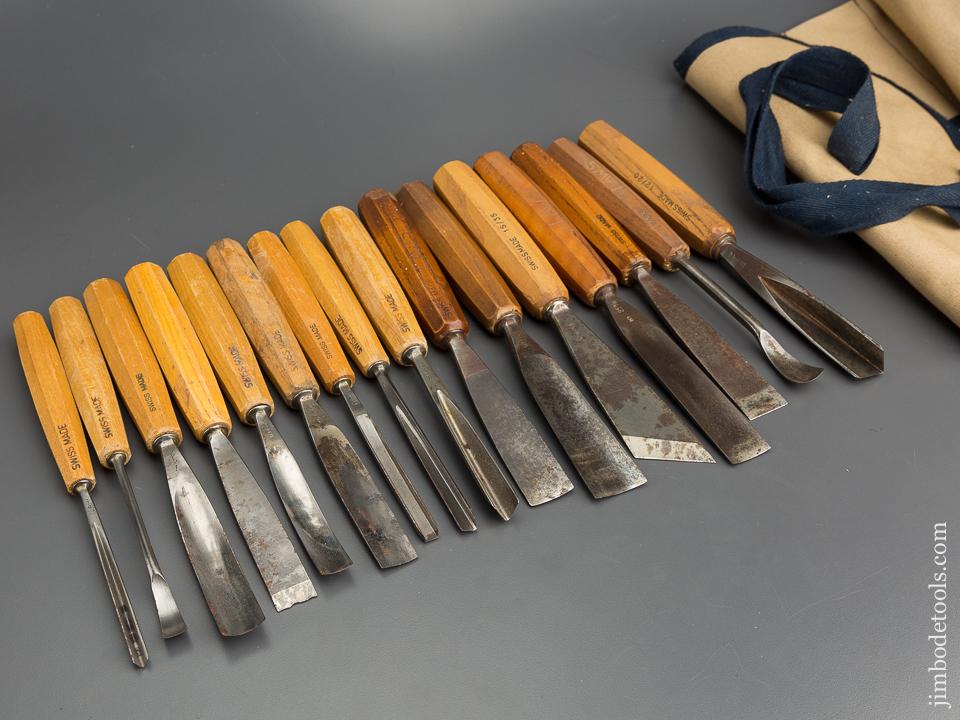 Set of 9 PFEIL SWISS MADE Carving Tools Gouges - 104215 – Jim Bode Tools