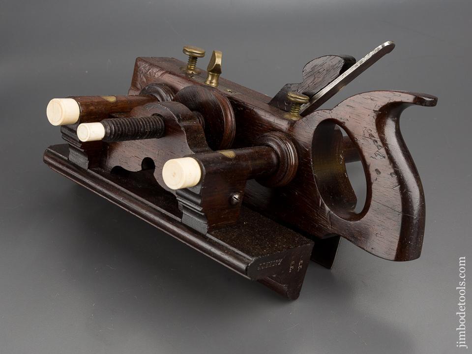 Beautiful OHIO TOOL CO Rosewood Center Wheel Plow Plane circa 1851-1913 FINE - EXCELSIOR 80835