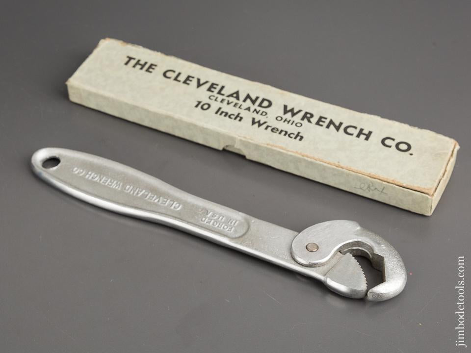 CLEVELAND WRENCH CO Ten Inch Patented Wrench DEAD MINT in Original Box - 81700R