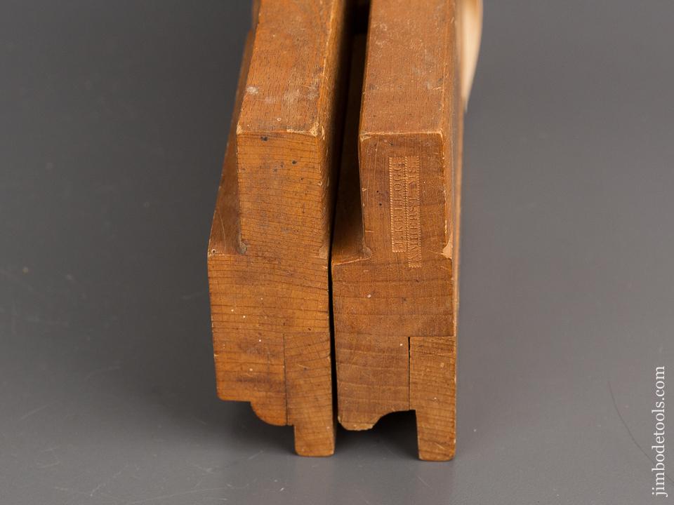 Crisp Set of 1/2 inch Table Joint Planes by J. KELLOGG AMHERST MS circa 1860 EXTRA FINE 81744