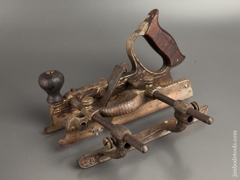 STANLEY No. 45 Combination Plane Type 4 circa 1890-92 with 17 Cutters and One Stop - 82093