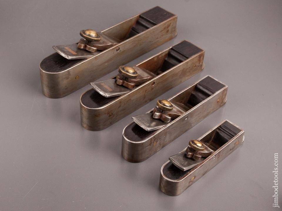 Magnificent! Set of Four NYC Miter Planes Signed BROOKLYN - 82182U