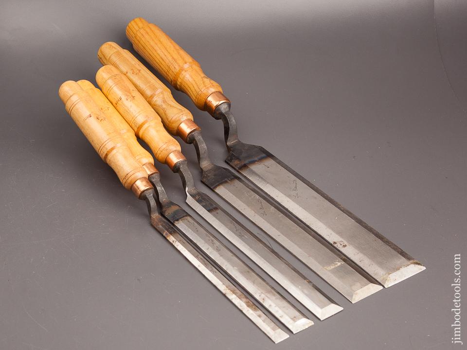 Set of Three Timber Chisels - The Spoon Crank