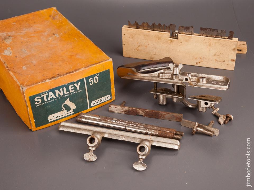 STANLEY No. 50 Light Combination Plane 100% COMPLETE in Original Box - 82391