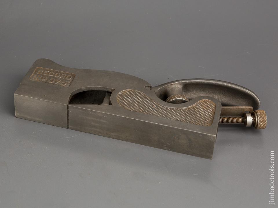 Like New! RECORD No. 073 Shoulder Rabbet Plane - 83298