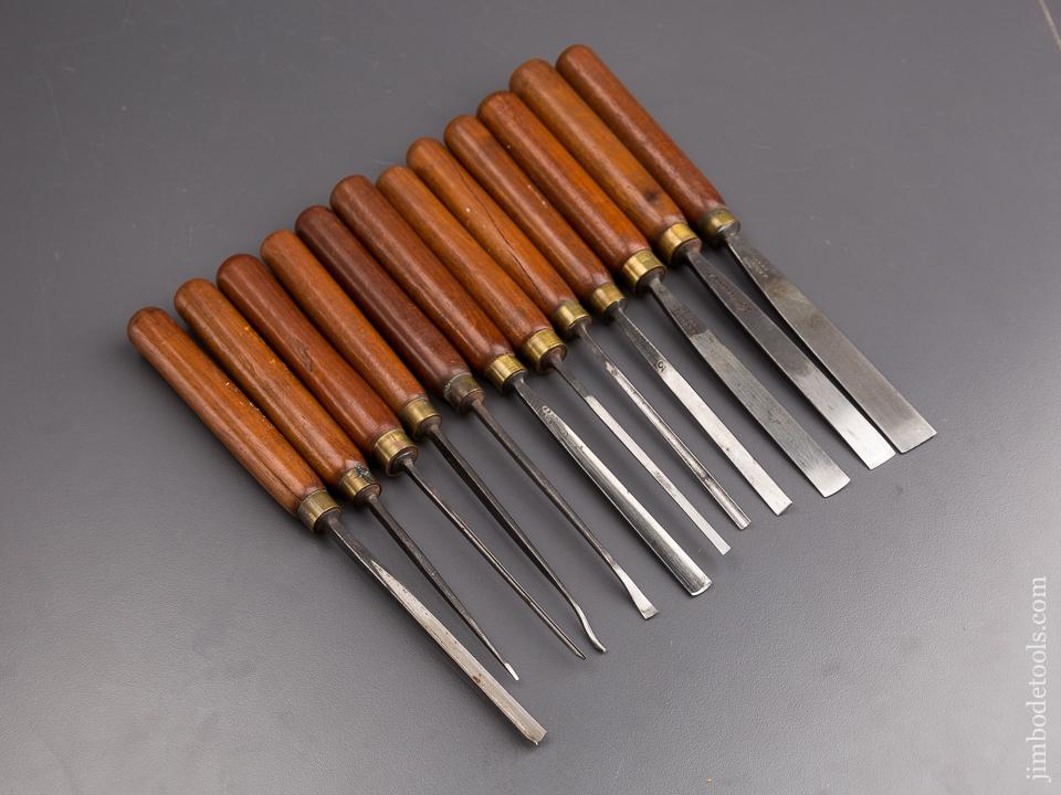 Twelve ADDIS Carving Chisels EXTRA FINE! - 85207 – Jim Bode Tools