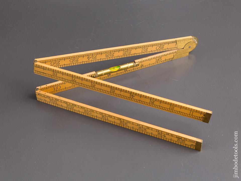 MINT Two Foot RABONE No. 1190 Boxwood & Brass Folding Rule with Protra –  Jim Bode Tools