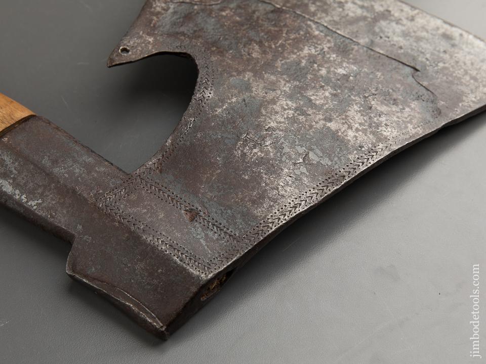 Stunning 1746 Dated And Decorated Broad Axe - 88280U