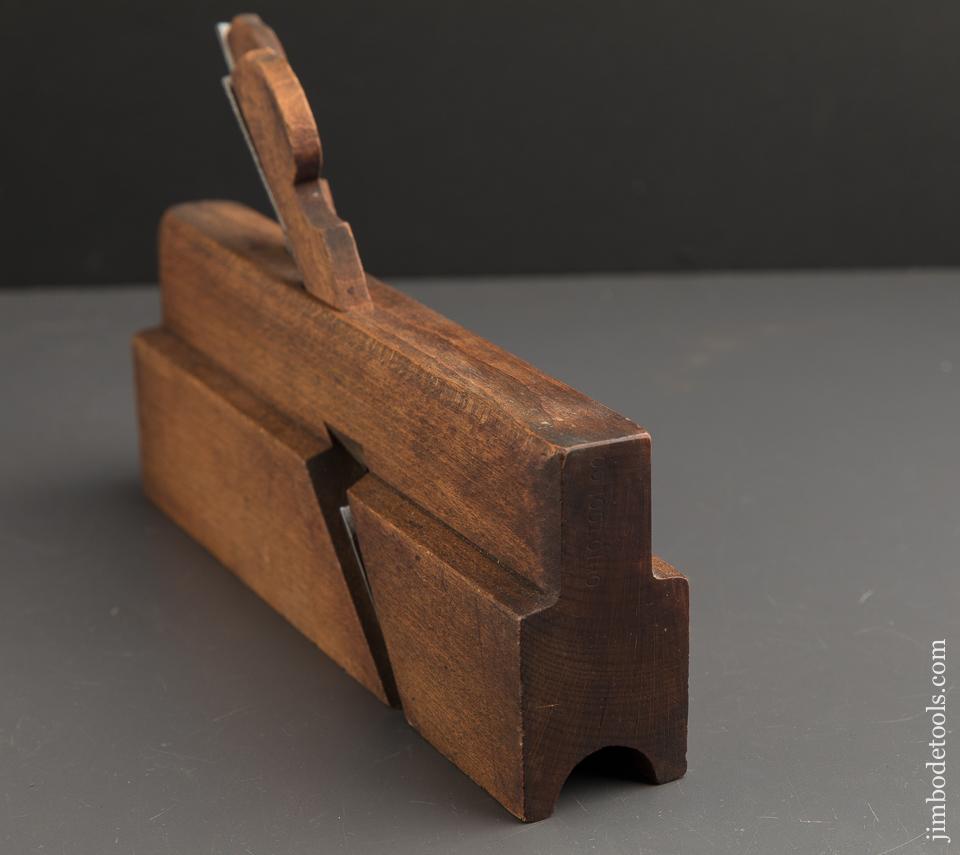 One Inch Double Iron Nosing Plane By Ohio Tool Co Circa 1851-1913 Fine 