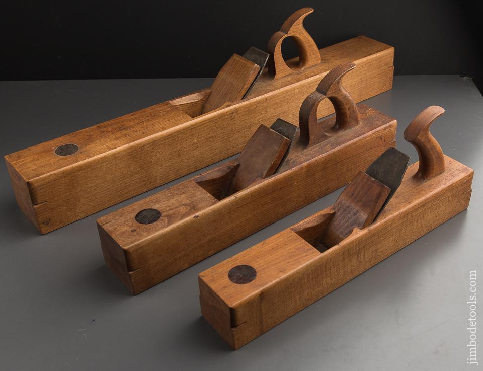 Set of Three Very Clean Bench Planes by S.E. CHASE FLETCHER VT Four Star! - 89211U