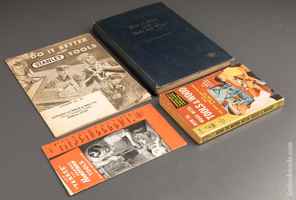 Books:  Four STANLEY Tool Books - 90722