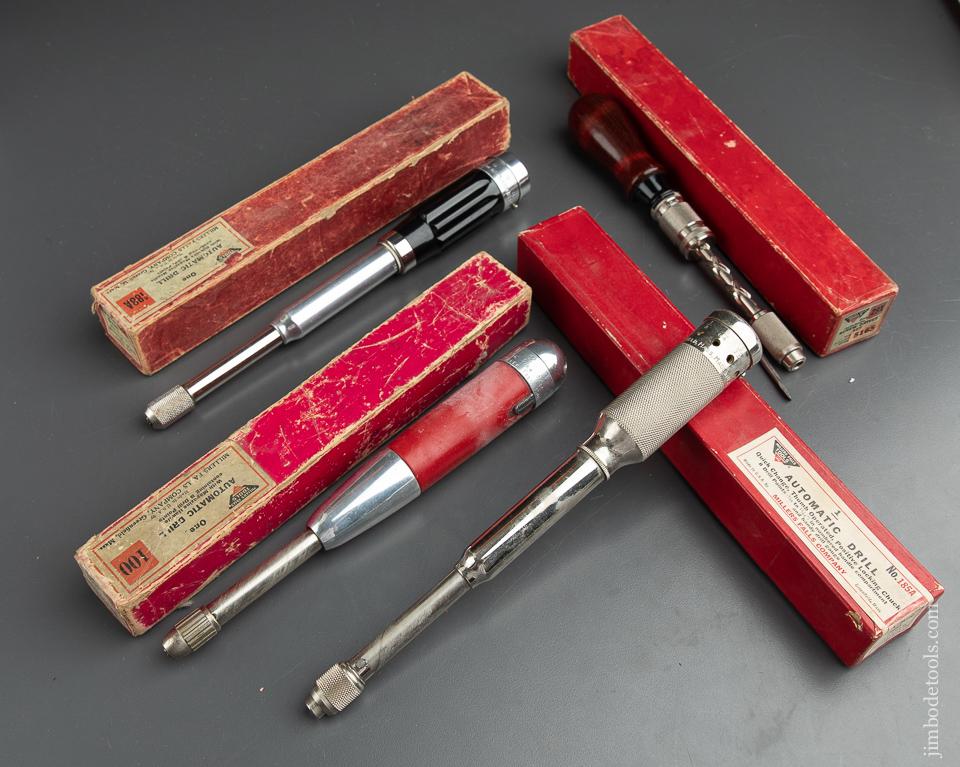 Four Different MILLERS FALLS Screwdrivers/Drills in Original Boxes - 90768