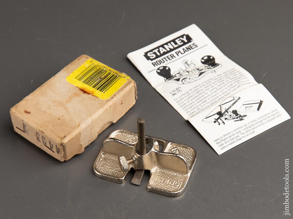 STANLEY No. 271 Miniature Router Plane MINT in Original Box - 90935