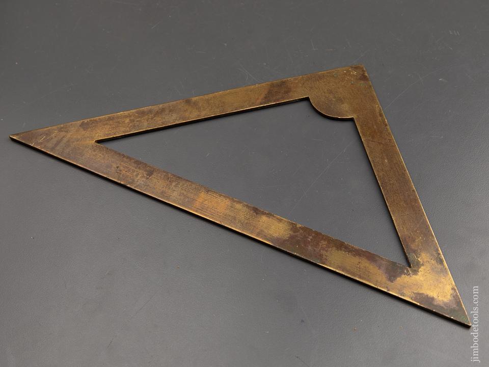 8 x 9 3/8 inch Heavy Brass Square - 91232