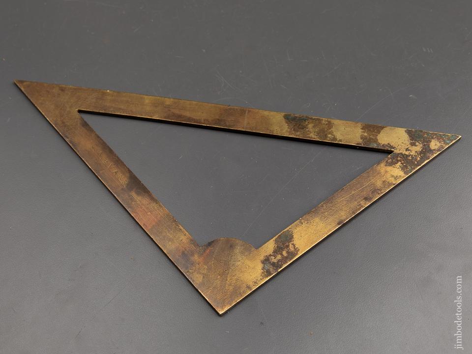 8 x 9 3/8 inch Heavy Brass Square - 91232