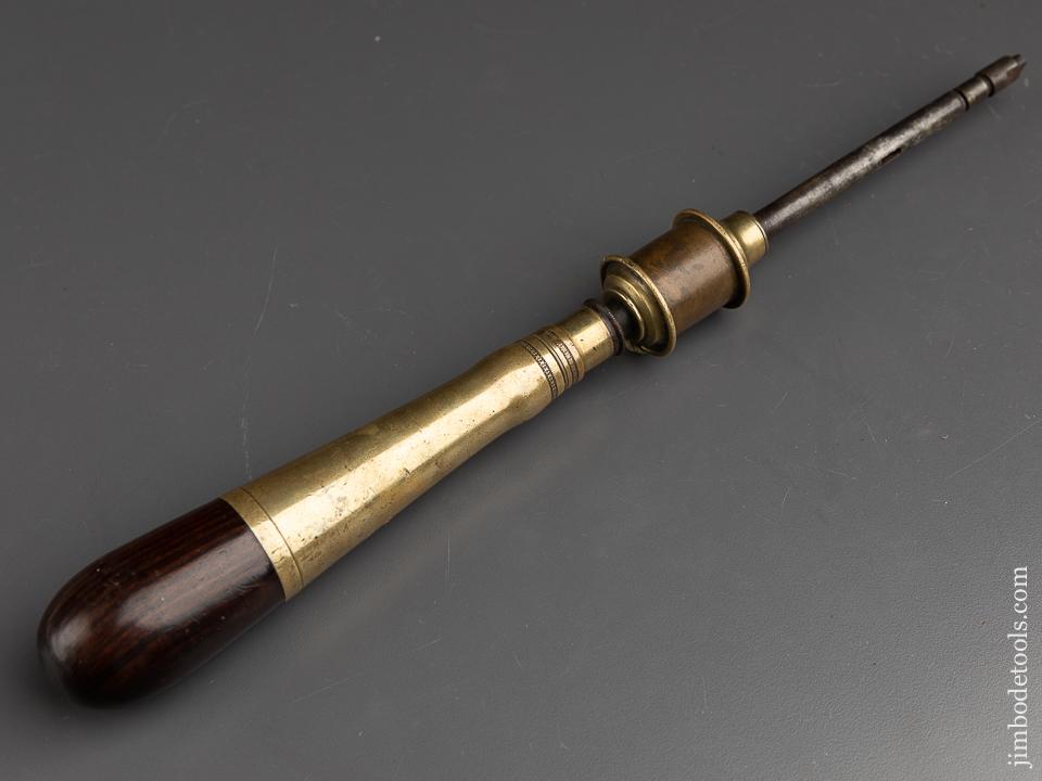 Stunning! Rosewood & Brass Bow Drill - 91187U