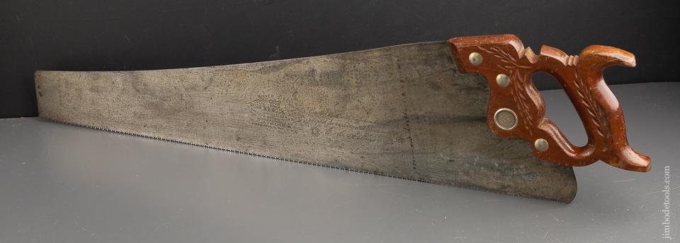 EXTRA FINE 10 point 26 inch Crosscut ATKINS No. 68 THE REX Hand Saw - 91346