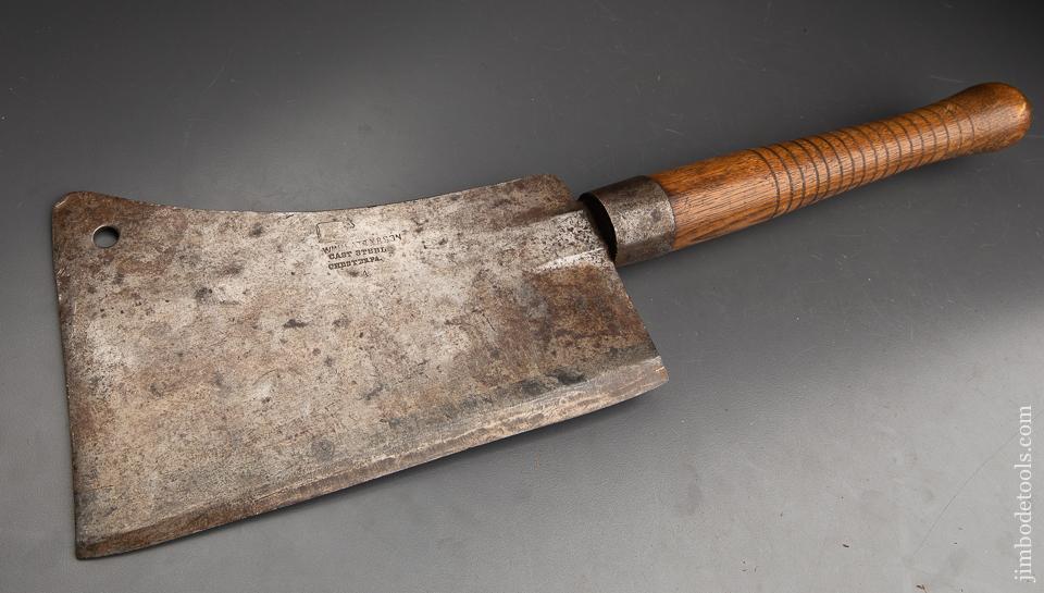 WM BEATTY & SON orders ANTIQUE MEAT CLEAVER axe