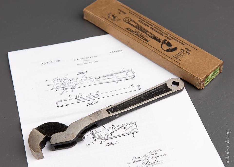 LYNCH Patent November 21, 1921 HELLER BROTHERS Self Adjusting MASTERENCH in Original Box MINT - 92400