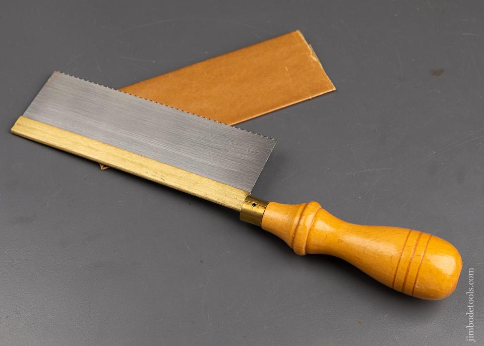 NEW OLD STOCK 15 point 6" Rip TYZACK No. 130 Gents Dovetail Saw MINT in Wrapper - 92468