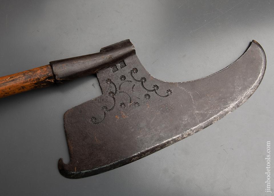 18th Century Decorated Goose Wing Axe - 92488