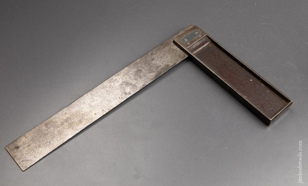 10 inch STANLEY NO. 2 Try Square with Lead Fill. Type One ca. 1874 - 92562