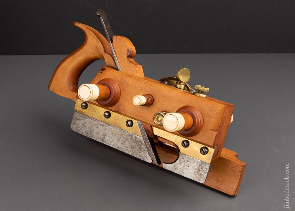 Remarkable! SANDUSKY NO. 141 Boxwood Center Wheel Plow Plane - 92889U