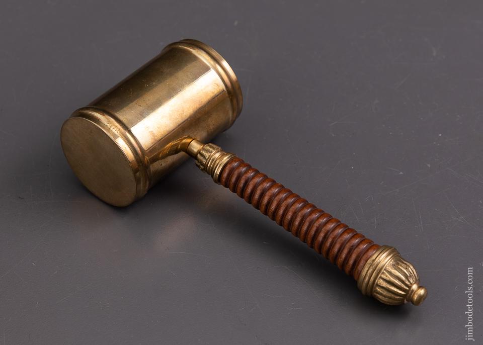 Fancy 11 1/2 ounce Brass Gavel - 93189