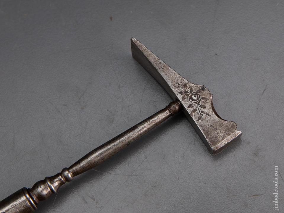 Lovely Engraved 18th Century Watchmaker's Hammer - 93498U