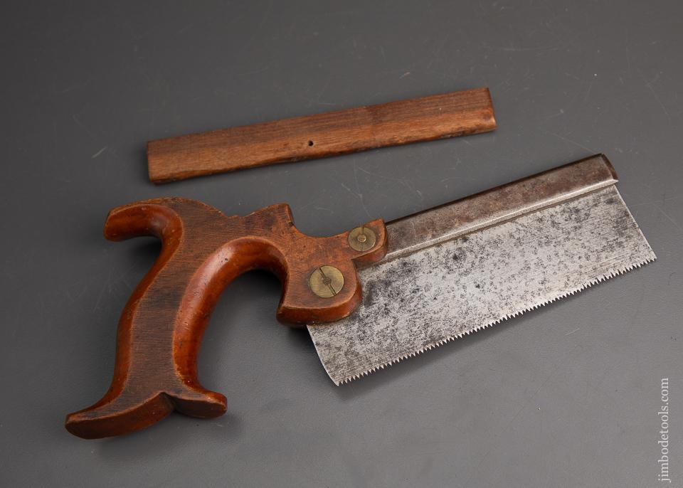 Rare 6 inch Dovetail Saw with Split Screws J.D. DARLINGTON - 95271