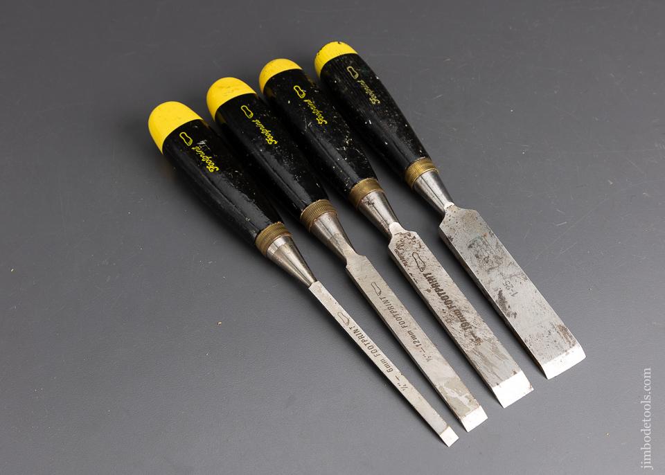 Good Set of 4 Beech Chisels by FOOTPRINT - 95762