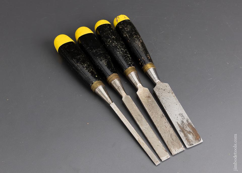 Good Set of 4 Beech Chisels by FOOTPRINT - 95762