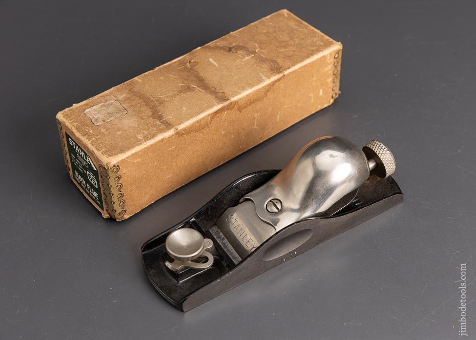 STANLEY No. 65 Low Angle Block Plane Near Mint in Box - 95897