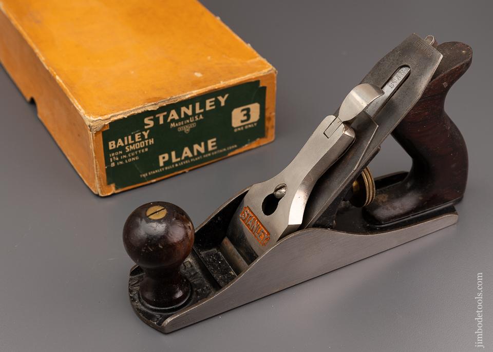 SWEETHEART STANLEY No. 3 Smooth Plane Near Mint in Box - 96372